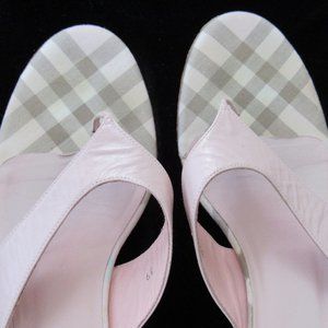 Burberry Kitten Heel Sandals